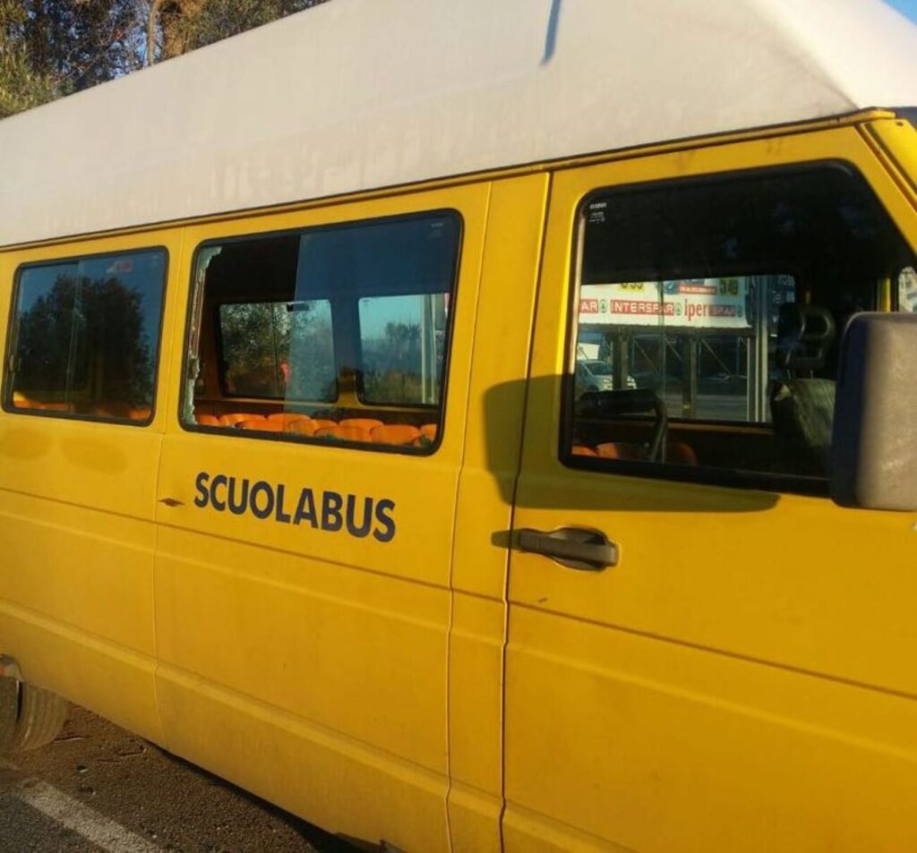 Incidente pulmino Ragusa-Comiso, bambini contusi