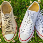 Come sbiancare le scarpe sporche e ingiallite di tela o in stoffa
