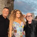 Dolce & Gabbana a Siracusa, l'abbraccio a Mariah Carey