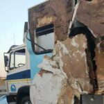 Cavalli sfondano cassone del camion e fuggono al casello di Ispica