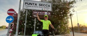 In bici dal lazio a Punta Secca per firmare il contratto