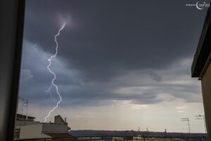 I fulmini caduti su Ragusa il 4 agosto