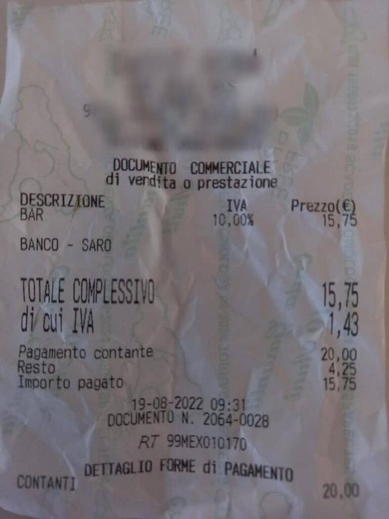 Marina di Ragusa, la mia colazione a 15 euro in centro