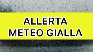 Pioverà, allerta gialla a Modica