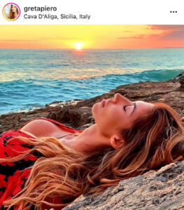 Greta Pierotti, Fata Ariele in vacanza a Scicli