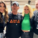 Michelle Hunziker ed Eros Ramazzotti con i consuoceri