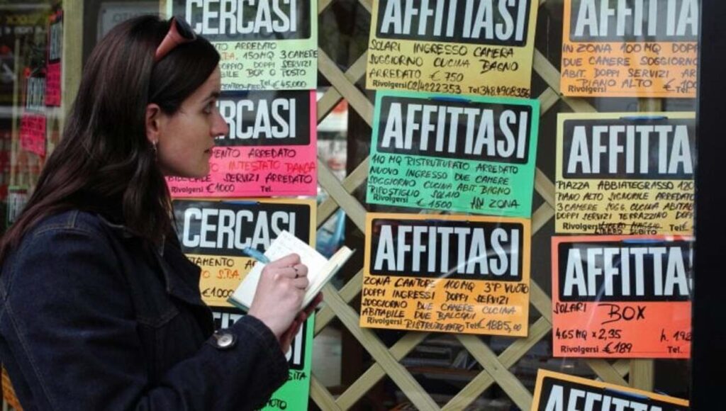 Caro affitti, per una casa 538 euro al mese in media