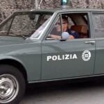 Polizia di Chiaramonte Gulfi sull'Alfetta 1800, a sirene spiegate VIDEO
