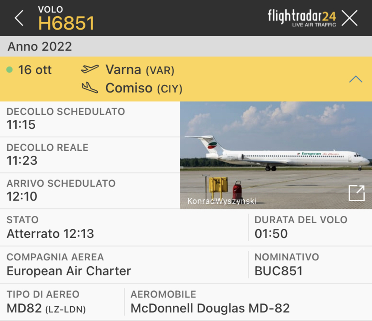 Jet bulgaro a Comiso, diventerà l’aeroporto privato dei nababbi stranieri?