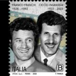 Cinema, ecco il francobollo dedicato a Franco e Ciccio