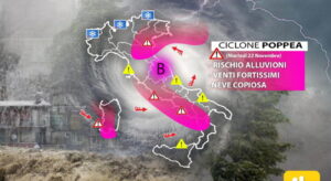 Maltempo: domani netto miglioramento condizioni meteo