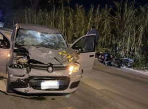 Vittoria, auto contro scooter, muore una donna di 31 anni