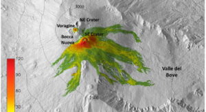 Le colate laviche cambiano l'Etna: ecco l'ultima mappa