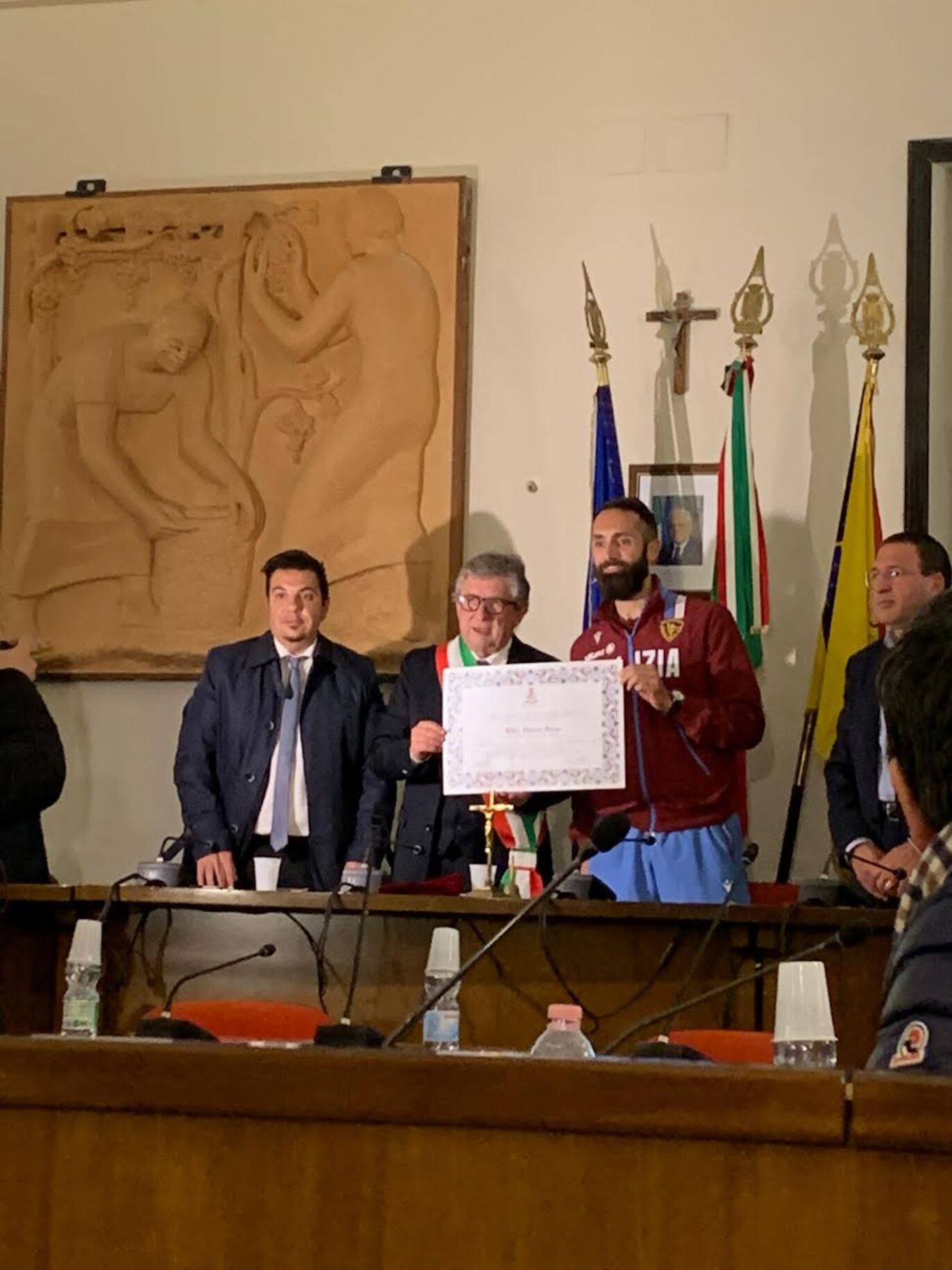 Cittadinanza onoraria di Ispica al campione di canottaggio Pietro Ruta