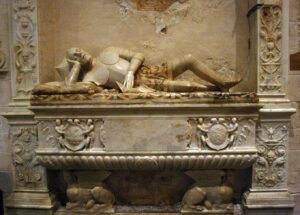 Il lungo viaggio del sarcofago marmoreo di Baldassarre II barone di Comiso