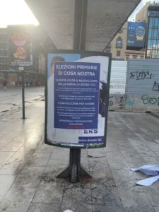 Primarie per capo Cosa nostra, manifesti satirici a Palermo