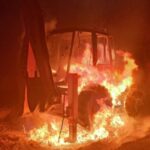 Autostrada Ispica-Modica, incendiato escavatore dell'impresa