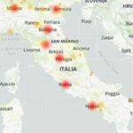 Tim down in tutta Italia