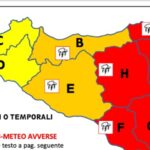Sicilia, allerta meteo rossa nella zona orientale: scuole chiuse