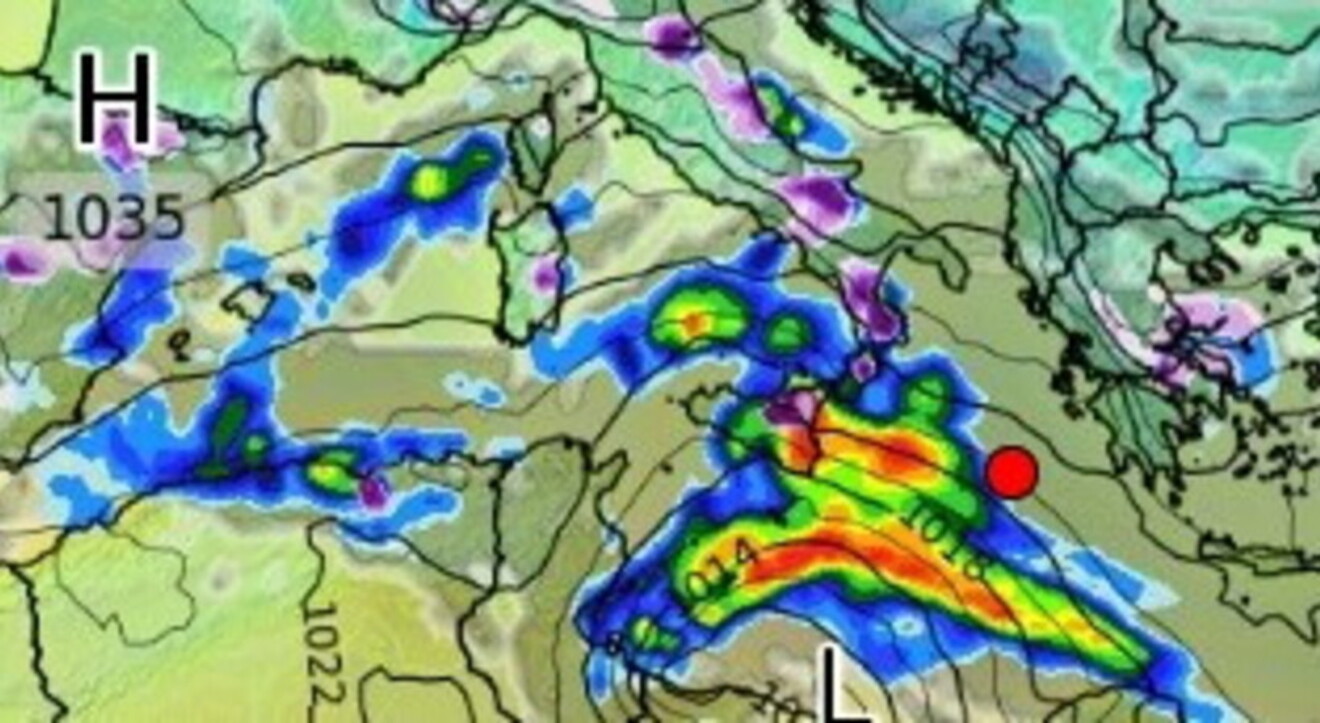 Maltempo, ecco l’uragano che spazza la Sicilia