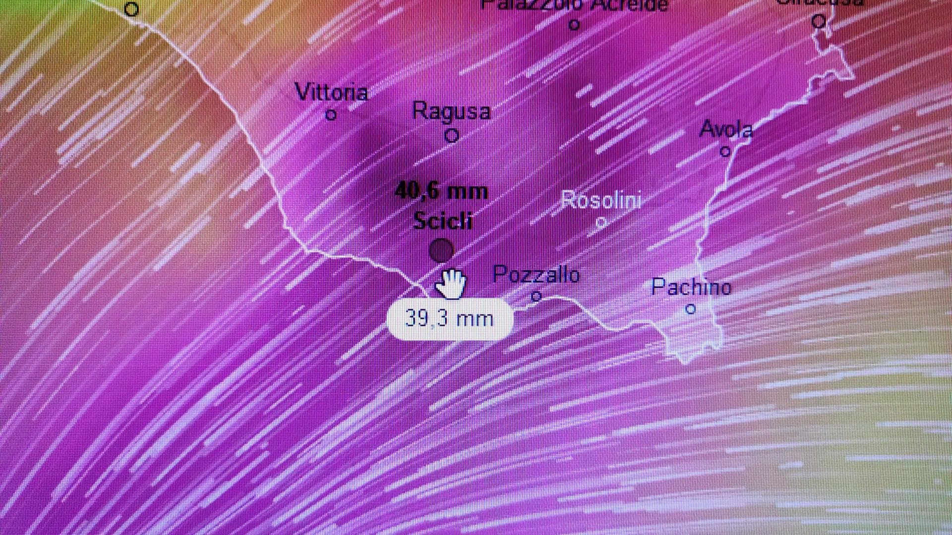 Maltempo, ecco la bomba d’acqua attesa stanotte all’una nel ragusano