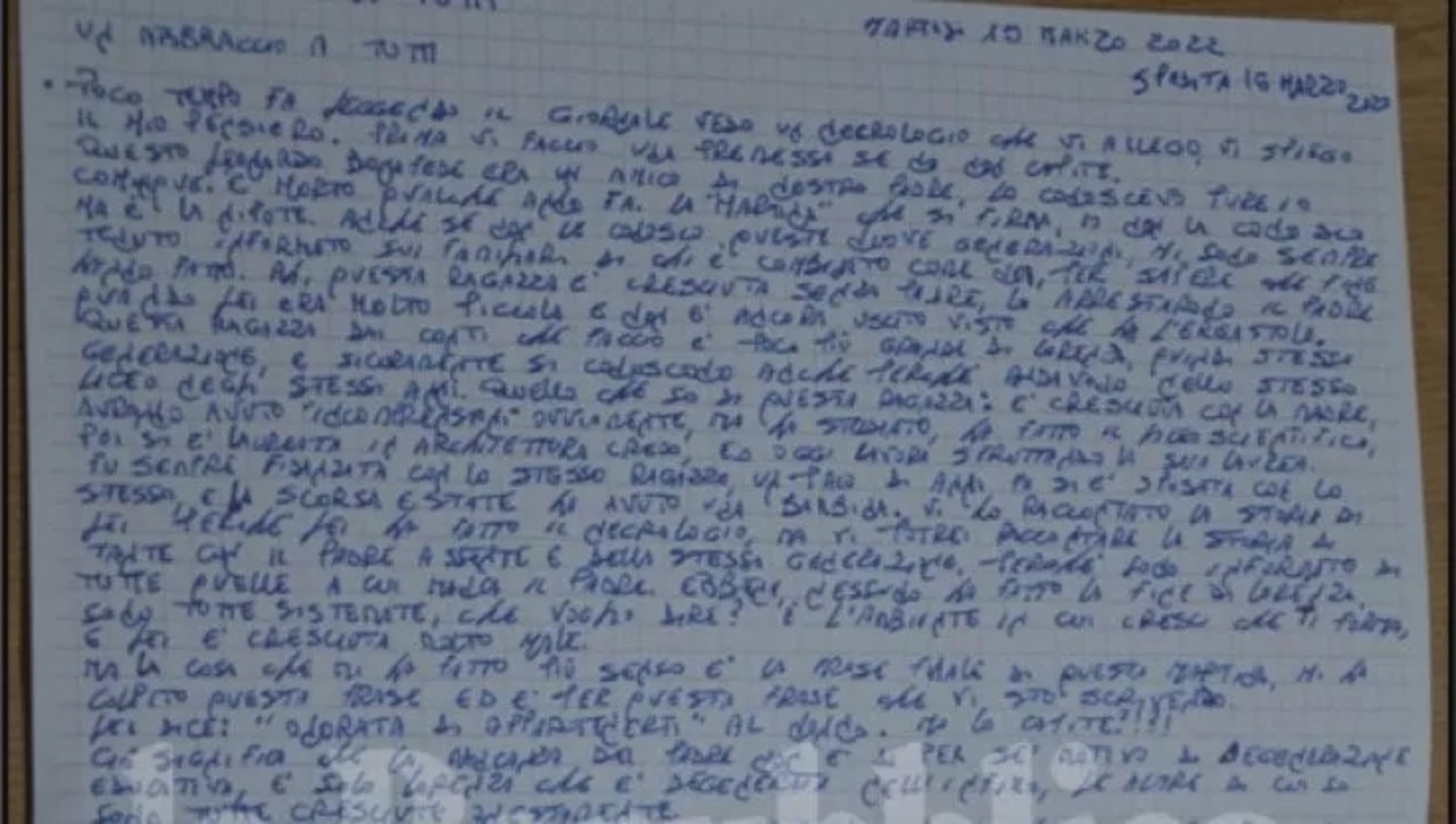 Messina Denaro contro la figlia Lorenza: “E’ cresciuta male”
