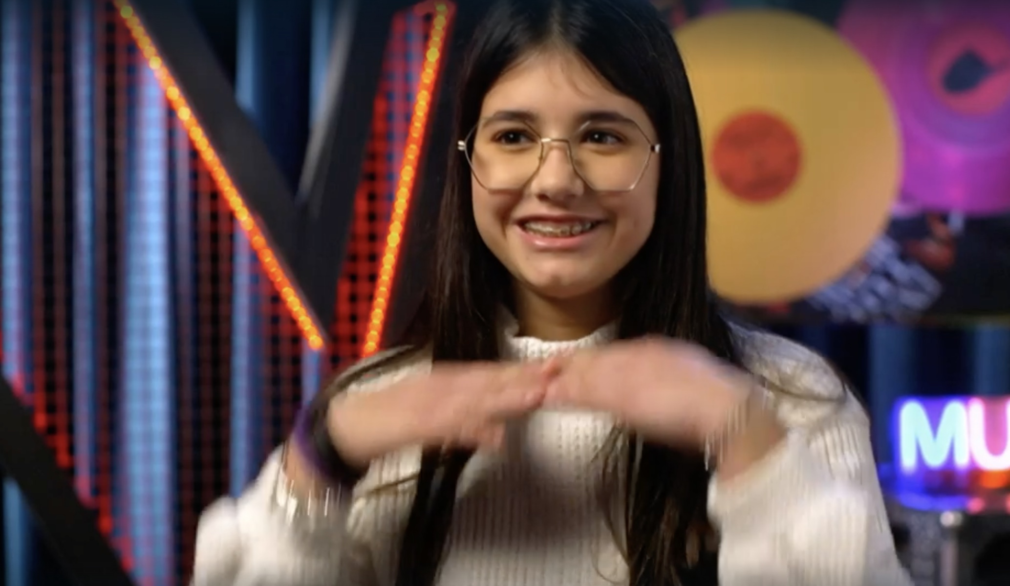 Marta La Rosa da Comiso a The Voice Kids con Gigi D’Alessio. VD