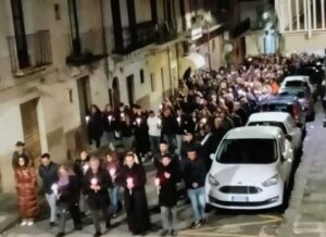 Giarratana, la fiaccolata per Rosalba