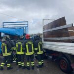 Scontro fra due camion a Santa Croce, ferito elisoccorso