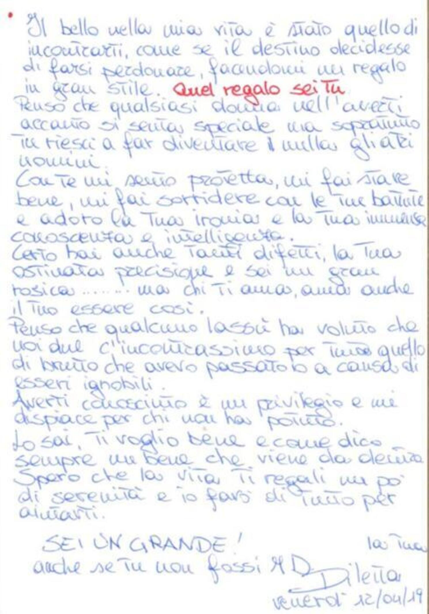 Diletta scriveva a Messina Denaro, “tu sei il regalo della mia vita”