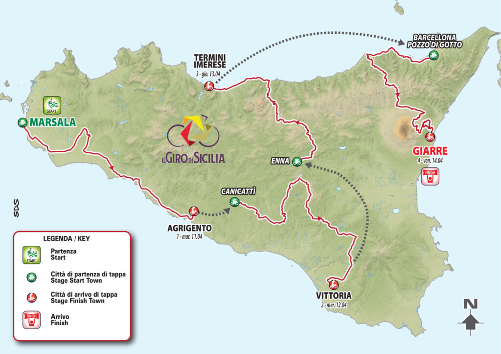 Il Giro di Sicilia 2023 passa da Vittoria