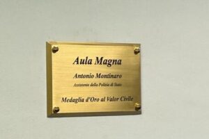 Capaci, aula magna scuola Polizia Pescara intitolata a Montinaro