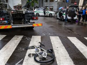 Ciclista investita, inchiesta per 'omicidio stradale'