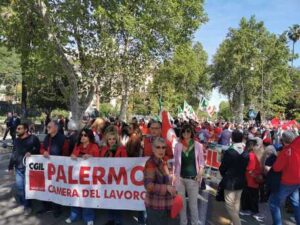 25 aprile: mille persone in corteo a Palermo
