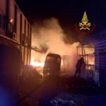 In fiamme un'azienda agricola a Pachino