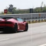 A 253 chilometri orari con una Lamborghini: patente sospesa