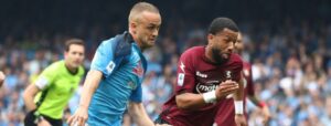 Napoli-Salernitana, risultato 1-1, scudetto rinviato a giovedì