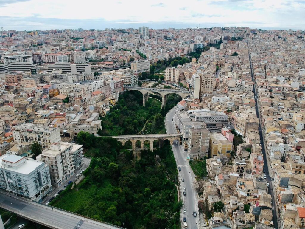 Ragusa, una foto dal cielo, per i lettori di Ragusanews