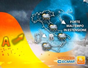 Maltempo, ancora piogge fino a metà settimana