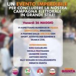Conte chiude campagna a Siracusa,previsto videomessaggio Schlein
