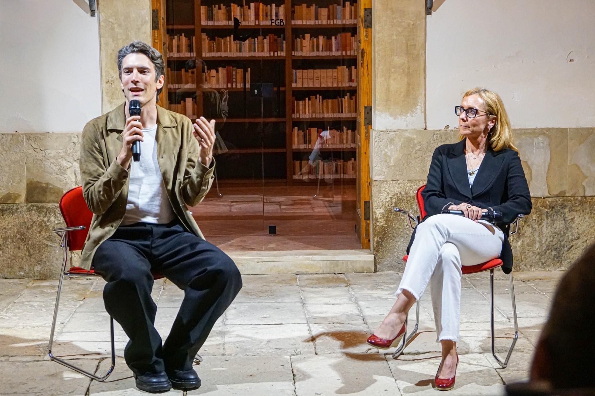 Giovanni Caccamo a Comiso per il festival dedicato a Bufalino. VD
