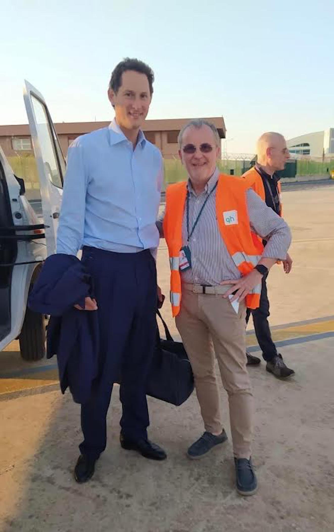John Elkann a Comiso per matrimonio Seredova