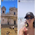 Alessandro Matri e Federica Nargi in vacanza a Noto e Marzamemi