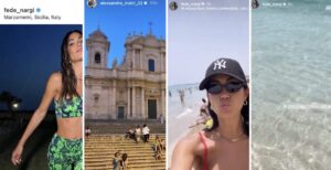 Alessandro Matri e Federica Nargi in vacanza a Noto e Marzamemi