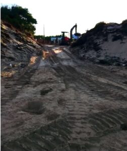Riecco le ruspe sulle dune a Santa Maria del Focallo