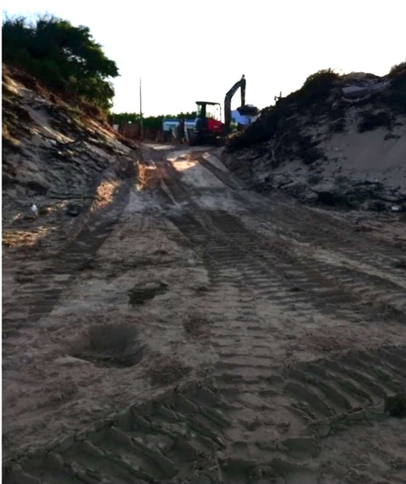 Riecco le ruspe sulle dune a Santa Maria del Focallo