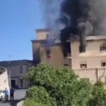 Incendio all'ex mulino Monterosso, le immagini