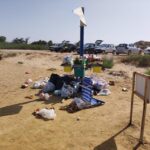 Povera la mia spiaggia di Torre di Mezzo, abbandonata