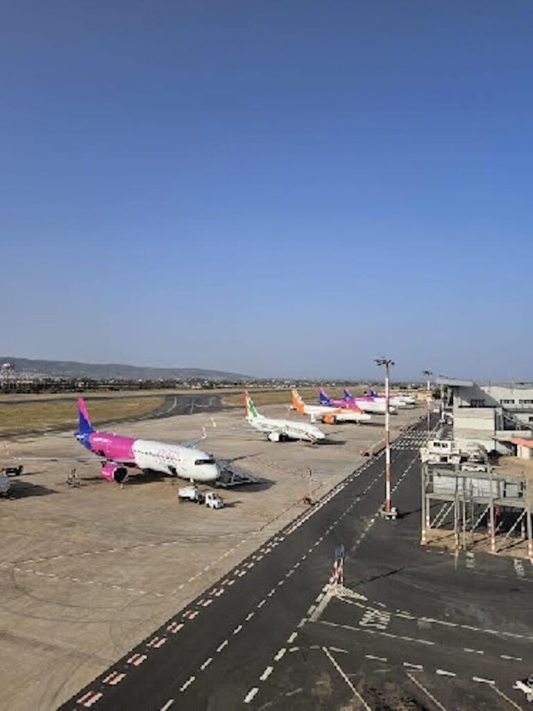 La mia attesa di partire all'aeroporto di Comiso