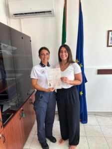 Carmen Rotolo prima donna pozzallese comandante di nave